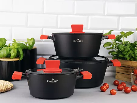Komplet garnków (6 el.) ZWIEGER - Obsidian 1Z.OB.K6