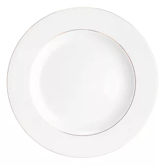 Komplet talerzy na 6 osób (18el) Chodzież - MariaPaula Złota Linia L02
