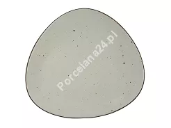 Talerz płytki 30 cm Kera Ceramika - Delta Rustic Krem