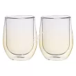 Kpl. 2 szklanek termicznych 300 ml Altom Design - Andrea Żółte 07.AND.8153