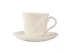 Filiżanka ze spodkiem 0,26 L / 15 cm Bogucice - Gino Cream 1229 ecru