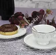 Garnitur do herbaty na 6 osób (21 el.) Bogucice - Iryda Platin 1123