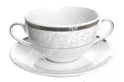 Bulionówka ze spodkiem 0,35 L / 15,7 cm Chodzież - Yvonne E606 KORNELIA