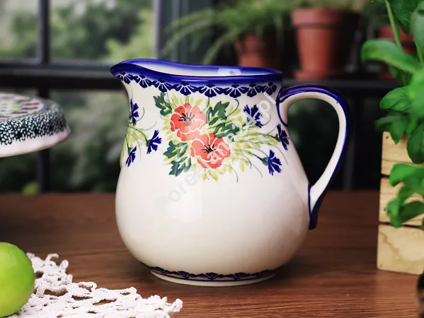 Dzbanek 1,5 L Bolesławiec - Maki Smolińskiej gat.I Dzbanek 1,5 L Bolesławiec - Maki Smolińskiej gat.I