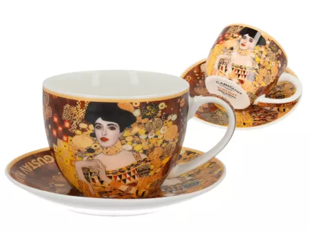Filiżanka ze spodkiem 0,25 L Carmani -  Gustav Klimt Adel 33.532-8205
