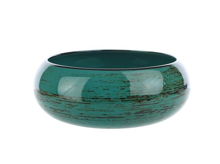 Salaterka 16 cm organic Bogucice - Alumina Nostalgia Emerald 992