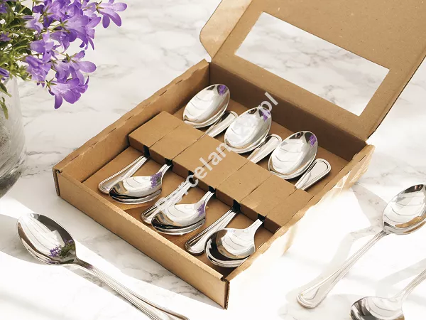 Komplet 6 łyżeczek do kawy / herbaty 14,6 cm Pintinox 1929 - Sirio (2.5 mm) GIFT BOX Komplet 6 łyżeczek do kawy / herbaty 14,6 cm Pintinox 1929 - Sirio (2.5 mm) GIFT BOX