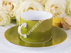 Filiżanka ze spodkiem 0,23 L / 16 cm Porcel - Olivia GIFT BOX 10.OL.FS23