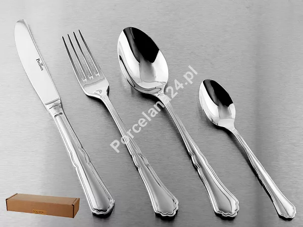 Komplet sztućców 24 cz. na 6 sób Pintinox 1929 - Settecento (3.0 mm) ECObox 23.SET.K24 Komplet sztućców 24 cz. na 6 sób Pintinox 1929 - Settecento (3.0 mm) ECObox 23.SET.K24
