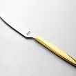 Komplet sztućców 24 cz. na 6 osób Hisar - Mercury Gold (4.0/3.0mm) złocone