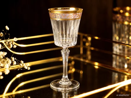 Kpl. kieliszków do wody 300 ml (6 szt.) Bohemia Prestige -  Dorato 4SB.TID.949469