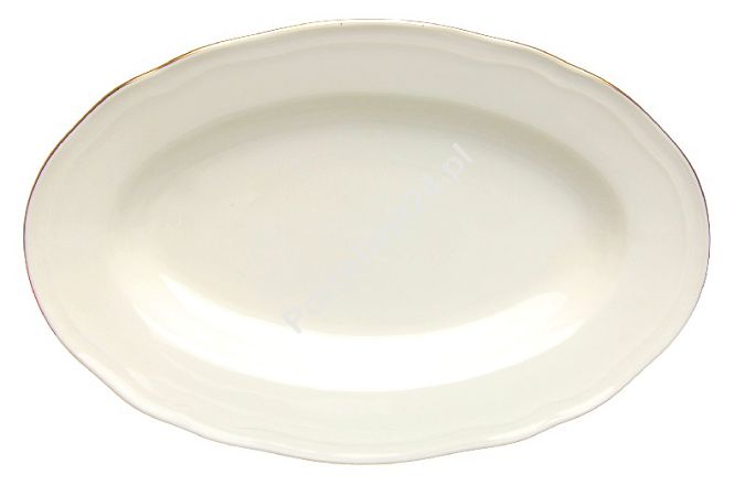 Półmisek owalny (rawierka) 23 cm Karolina - Castel 23011 - ecru Półmisek owalny (rawierka) 23 cm Karolina - Castel 23011 - ecru