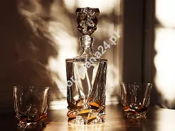 Kpl. szklanek do whisky 0,32 L (6szt) + karafka 0,80 L (1szt) Bohemia - PORTO STEP 4SB.PORS.861983