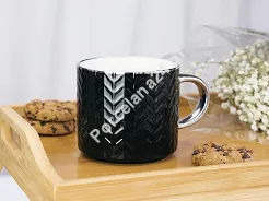 Kubek 0,47 L Festa Italia -  Sweterek srebrny/czarny 6.KUB.8267
