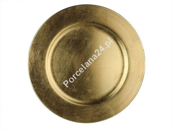 Podkładka pod talerz 33 cm Ecodeco - Złota 07.PODK.T08ZL Podkładka pod talerz 33 cm Ecodeco - Złota 07.PODK.T08ZL