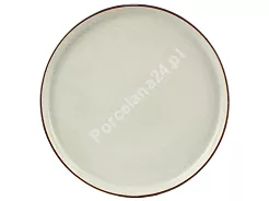Talerz płytki 27 cm Bogucice - Alumina Bergen Fog 1109