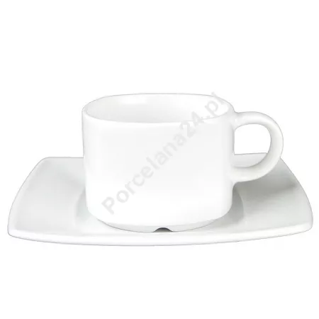 Filiżanka sztaplowana ze spodkiem 0,19 L / 15,5 cm Lubiana - Victoria biała HOTEL (nr 2806, 2815) Filiżanka sztaplowana ze spodkiem 0,19 L / 15,5 cm Lubiana - Victoria biała HOTEL (nr 2806, 2815)