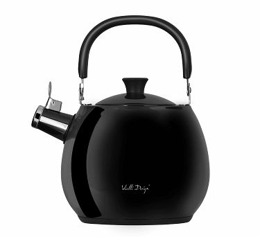 Czajnik stalowy 2,5 L Vialli Design - Bolla Grafitowy Polerowany 8647