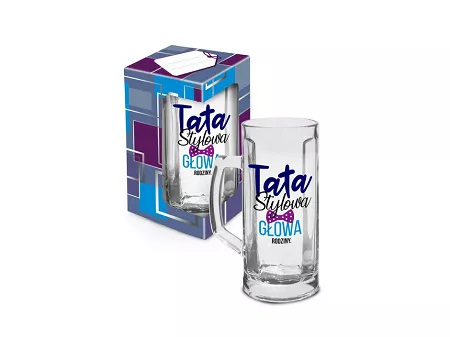 Kufel do piwa 500 ml BGtech - Tata Stylowa głowa rodziny 30.DO.209