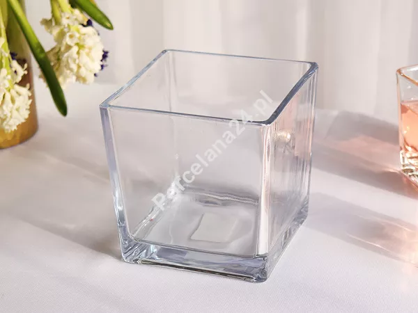 Wazon kwadratowy 14x14x14cm Duif - Maddey 44.KAD-20600 Wazon kwadratowy 14x14x14cm Duif - Maddey 44.KAD-20600