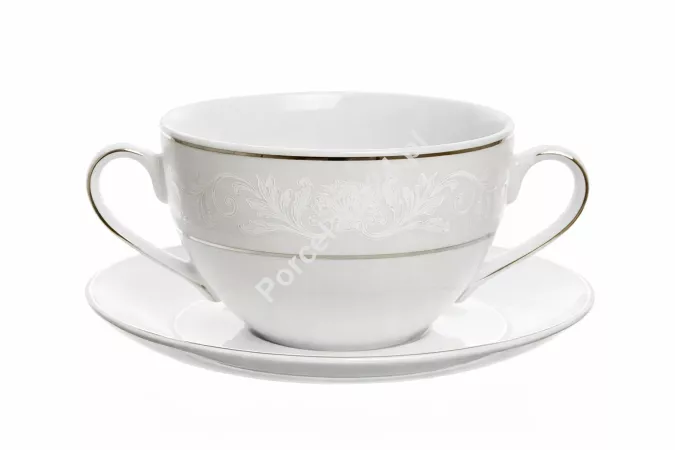 Bulionówka ze spodkiem 0,35 L / 15,7 cm Chodzież - Yvonne E373 EDGAR Bulionówka ze spodkiem 0,35 L / 15,7 cm Chodzież - Yvonne E373 EDGAR