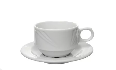 Filiżanka ze spodkiem 0,22 L / 14,5 cm Lubiana - Arcadia (nr 0501, 0512)