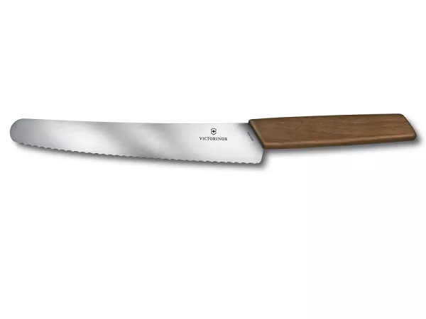 Nóż cukierniczy ząbkowany 22 cm Victorinox - Swiss Modern 6.9070.22WG Nóż cukierniczy ząbkowany 22 cm Victorinox - Swiss Modern 6.9070.22WG
