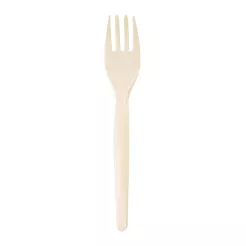 Widelec stołowy biodegradowalny z Mater-Bi 16,6 cm - Opakowanie 100 szt. - EM.MB.WS-OP