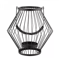 Świecznik metalowy / lampion 27 cm Altom Design - 07.SW.1168