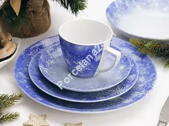 Serwis obiadowo - kawowy na 6 osób (30 el.) Lubiana - Frozen 9076