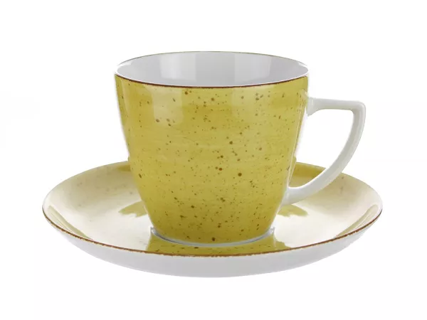 Filiżanka ze spodkiem 0,35 L / 17,5 cm Lubiana - Beata / Dorota 6630J ŻÓŁTY Filiżanka ze spodkiem 0,35 L / 17,5 cm Lubiana - Beata / Dorota 6630J ŻÓŁTY