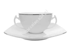 Bulionówka ze spodkiem 0,3 L / 16 cm Chodzież - Akcent 9718