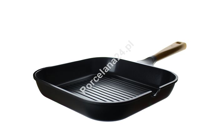 Patelnia grilowa 24 cm z powłoką ceramiczną Gerlach - Natur 320R Patelnia grilowa 24 cm z powłoką ceramiczną Gerlach - Natur 320R