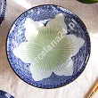 Miska do ramenu 20,5 cm/1,2 L Tokyo Design Studio - Lily Flower Blue 20935