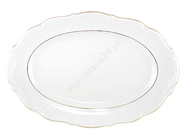 Półmisek 33 cm Chodzież - Maria Teresa B014 ZŁOTA LINIA Półmisek 33 cm Chodzież - Maria Teresa B014 ZŁOTA LINIA