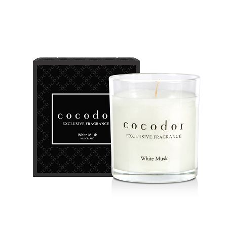 Świeca biała 140g Cocodor - White Musk 30392 Świeca biała 140g Cocodor - White Musk 30392