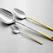 Komplet sztućców 65 cz. na 12 osób Hisar - Bahama Gold (4.0/3.0mm) złocone