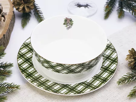 Miska 14 cm Altom Design - Świąteczne Drzewko 07.CHR.2576