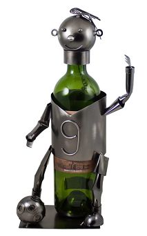 Stojak na butelkę 0,75 L Hinz Design - Piłkarz 34.W147