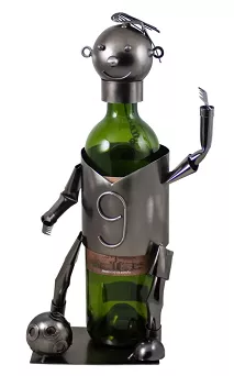 Stojak na butelkę 0,75 L Hinz Design - Piłkarz 34.W147