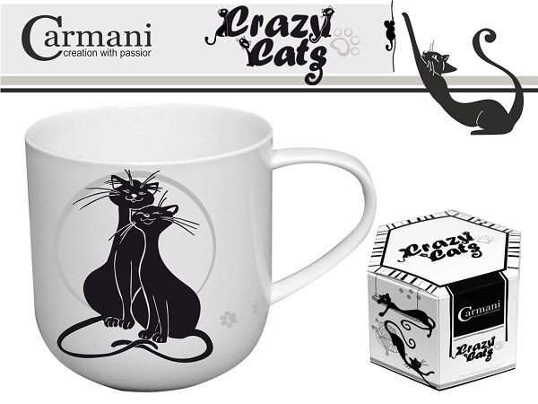 Kubek 0,5 L Carmani - Koty / Crazy Cats 33.017-2005 Kubek 0,5 L Carmani - Koty / Crazy Cats 33.017-2005