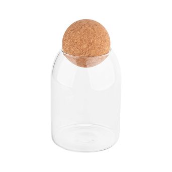 Pojemnik szklany 450 ml z korkiem Altom Design - 07.POJ.8436