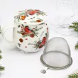 Kubek z zaparzaczem 0,43 l  Duo - Christmas Birds 1 15.CHBI1.K40