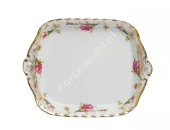 Taca na ciasto (mała) 17cm Chodzież  - Iwona B013 ZŁOCONA RÓŻA