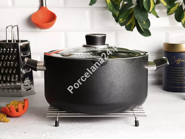 Garnek z pokrywą 6,5L 26 cm x 13 cm - Korkmaz Lena A3883 Garnek z pokrywą 6,5L 26 cm x 13 cm - Korkmaz Lena A3883