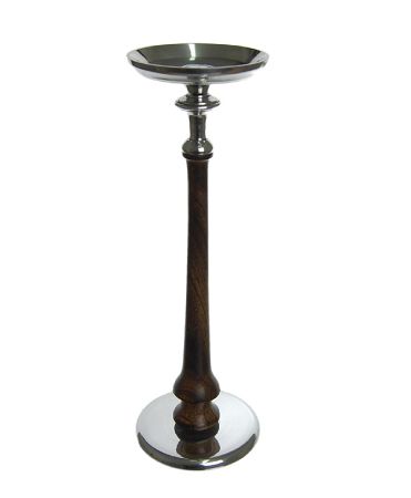 Świecznik aluminiowy 33 cm (duża świeca) QUEEN ISABELL 37.GN15-00861 Świecznik aluminiowy 33 cm (duża świeca) QUEEN ISABELL 37.GN15-00861