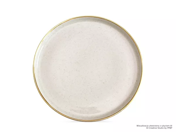 Talerz deserowy 22 cm Bogucice - Alumina Granite Cool White Gold Nordica 1128G Talerz deserowy 22 cm Bogucice - Alumina Granite Cool White Gold Nordica 1128G