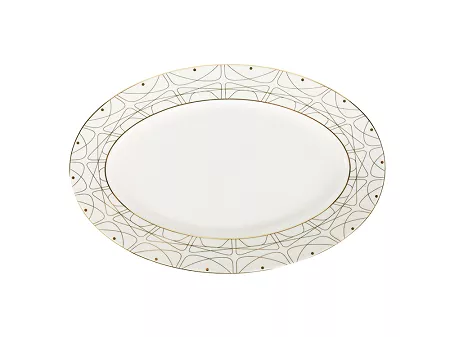 Półmisek 33 cm Ćmielów - Jenny Solaris White