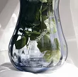 Wazon optyk 28 cm Krosno -  Falbanka Granat 44.WA-D064-0280G