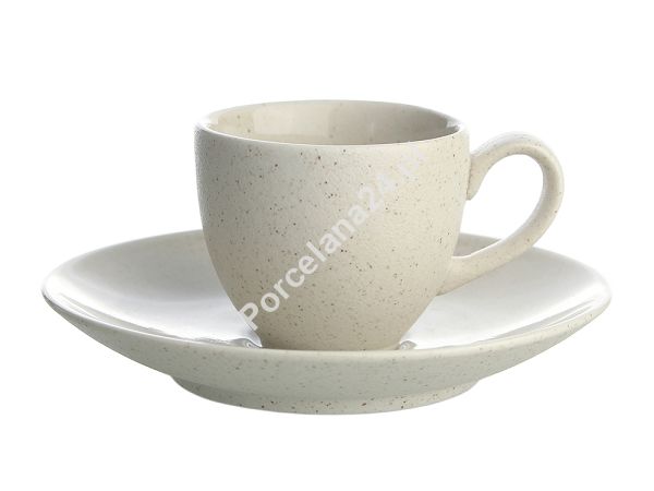 Filiżanka ze spodkiem 0,09 L / 13 cm  Bogucice - Alumina Granite Soft Cream 1127 Filiżanka ze spodkiem 0,09 L / 13 cm  Bogucice - Alumina Granite Soft Cream 1127